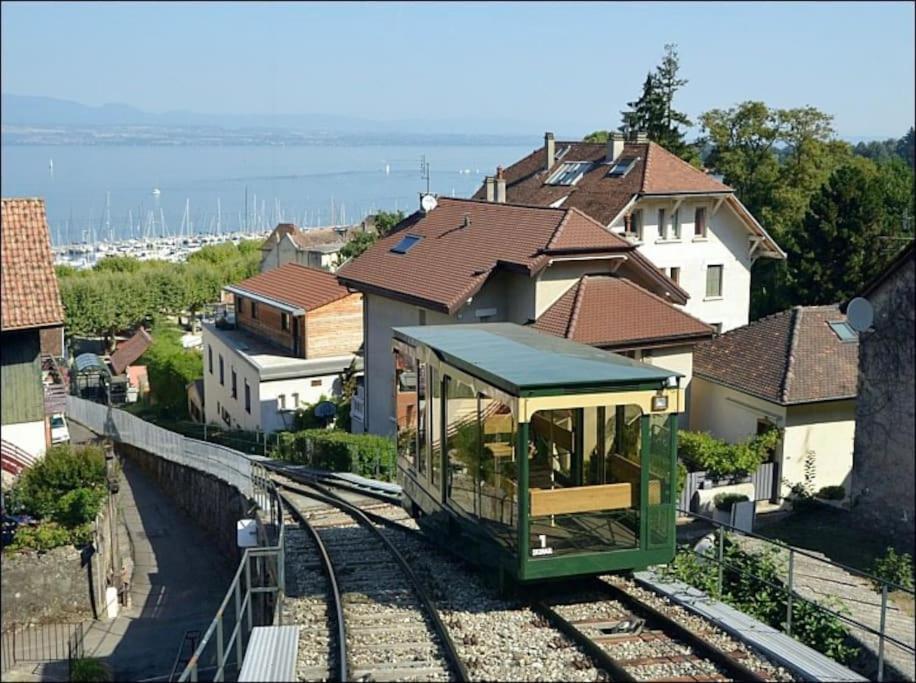 Au Sunrise Studio Apartman Thonon-les-Bains Kültér fotó